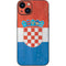 Croatia Flag Distressed iPhone 15 Plus Skin
